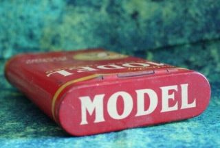Vintage MODEL Smoking Tobacco Pocket Tin 4