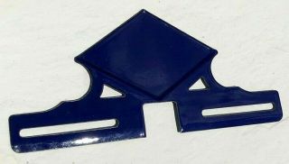 PORCELAIN AAA CALIF.  STATE AUTO ASSN.  LICENSE PLATE TOPPER GM FORD CHEVY MOPAR 2