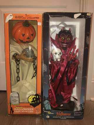 Witchtime Devil / Telco Pumpkin Ghost Motionettes