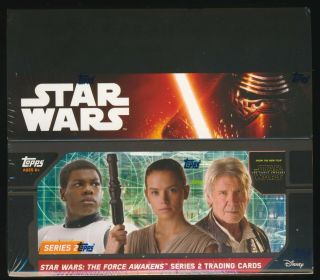 2016 Topps Star Wars The Force Awakens Series 2 Retail Edition 24 - Pk Box