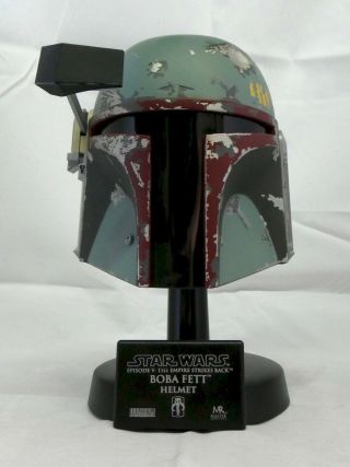Star Wars Master Replicas Boba Fett Helmet 45 Scaled c/w box 5