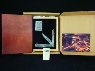 1997 Zippo & Case Knife Visitors Center Grand Opening Set 42 Of 250
