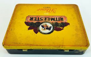Ritmeester 20 Pikeur Mild Vintage Cigar Tin Holland Tobacco Box Collectable 5