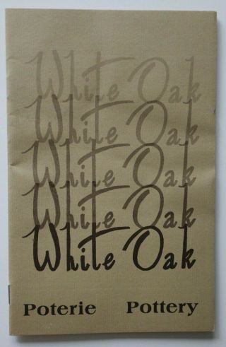 White Oak Pottery 1977 Dealer Brochure - English - Canada Milton Ontario