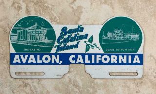Avalon California Santa Catalina Island The Casino License Plate Frame Topper