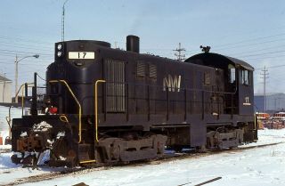 Norfolk & Western N&w Alco T6 17 Roster @ Euclid Ohio In 1978 Slide
