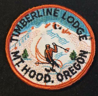 Timberline Lodge Mount Hood Vintage Ski Patch Oregon Resort Travel Souvenir 3”