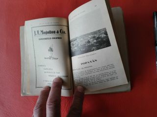 1928 Antique guide of the traveler in Colombia booklet RARE 5