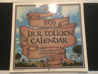 J.  R.  R.  Tolkien Calendar 1976 Ballantine Books Brothers Hildebrandt