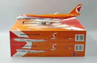 Cp Air B747 - 200 C - Fcre Empress Of Italy Inflight200 Diecast Models If7420411dp