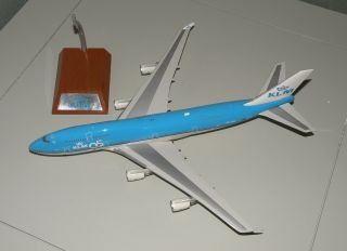 1:200 Klm Royal Dutch Boeing 747 - 400 Diecast Model Plane Ph - Bfi Inflight