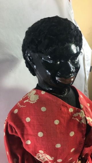 rare antique Black Americana Mammy doll prob Martha Chase 5