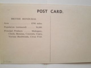 QSL card from radio station ZIK - 2 Belize British Honduras (1937) 2