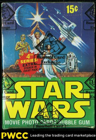 1978 Topps Star Wars Series 4 Wax Box,  36ct Wax Packs,  Bbce Auth (pwcc)