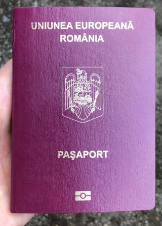 Romania Biometric Int Passport Canceled