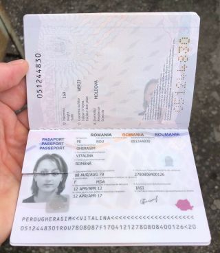 Romania biometric int passport canceled 4