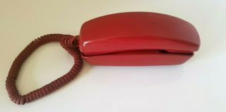 Vintage Western Electric Trimline Push - Button Red Phone (phone)