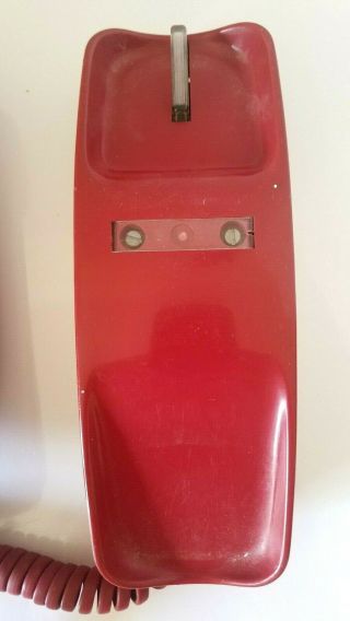 VINTAGE WESTERN ELECTRIC TRIMLINE PUSH - BUTTON RED PHONE (PHONE) 4