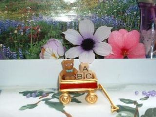 Estee Lauder Solid Perfume Compact " Toy Wagon " Perfume