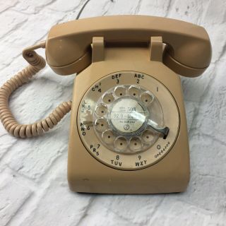 Vintage Telephone Princess Western Electric Bell System Rotary Dial Desk Phone