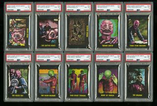 1964 A & BC Outer Limits Hi - Grade COMPLETE PSA SET Unstoppable One (PWCC) 3