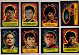 1976 Star Trek Sticker Set