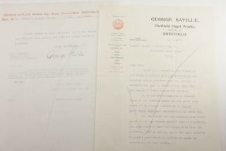 1929 Lamson Goodnow George Saville Sheffield England Pearl Ephemera P960b