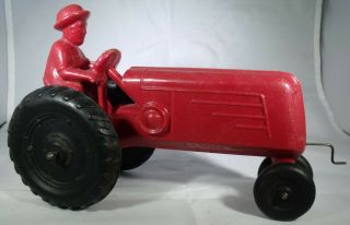 E.  R.  Roach Rare Oliver 70 Red Tractor Toy Mt Vernon Ohio