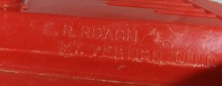 E.  R.  ROACH RARE OLIVER 70 RED TRACTOR TOY MT VERNON OHIO 8