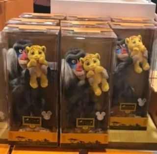 2019 D23 Expo The Lion King 25 Years Anniversary Rafiki And Simba Set