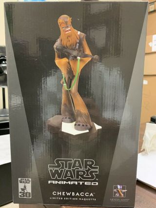 Gentle Giant Star Wars Animated Chewbacca Maquette Statue