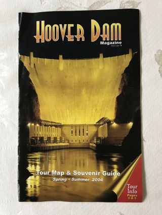 HOOVER DAM 2004 Tour Guide plus Reclamation Copper Coin (2003) & Spade (2002) 2