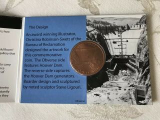 HOOVER DAM 2004 Tour Guide plus Reclamation Copper Coin (2003) & Spade (2002) 5