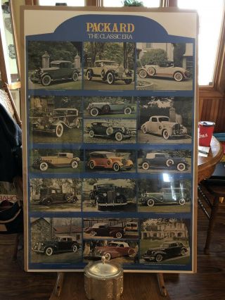 Vintage Packard Classic Era Poster (never Hung)