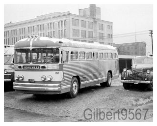 Queen City Coach/trailways 8 X 10 Bus Photo 1221 Taken Circa 1950