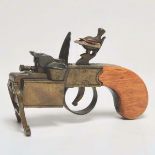 Vintage Dunhill Tinder Pistol Gun Table Lighter