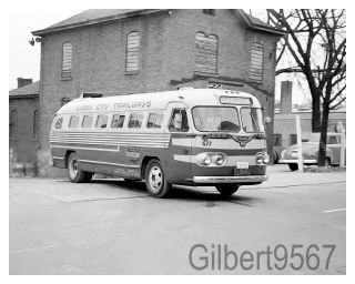Queen City Coach/trailways 8 X 10 Bus Photo 677 Taken Circa 1950