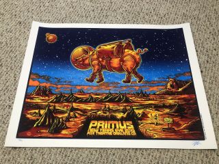 Primus 12/31/15 Oakland Ca Show Poster Nye Years Eve 2015 Zoltron Day