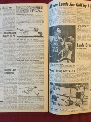 Marquette Champs - NCAA College Basketball - 1970 York Daily News Newspaper 3