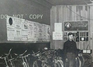 C.  1910 ' S PHOTO.  BIKE & INDIAN MOTORCYCLES SHOP,  ADVERTISEMENTS,  GREELEY COLORADO 4