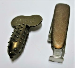 Vintage Japan Stainless Pipe Tamper/tools /pocket Size& England Gbd Reamer