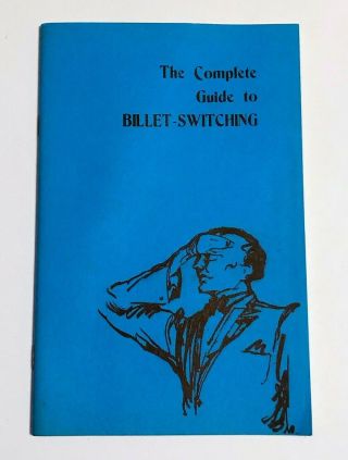 The Complete Guide To Billet - Switching (undated) / Vintage Mentalism Magic Book