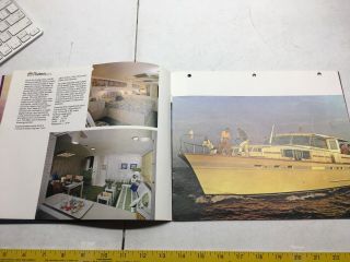 AD SPECS CHRIS CRAFT BOAT BROCHURE 1971 ROAMER YATCHS 16 PAGE RIVIERA REGAL COLO 5