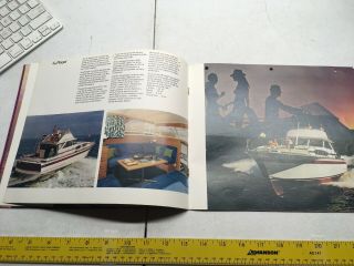 AD SPECS CHRIS CRAFT BOAT BROCHURE 1971 ROAMER YATCHS 16 PAGE RIVIERA REGAL COLO 6