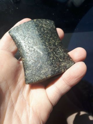 Authentic Hourglass Bannerstone Found In Blackford Co.  Indiana