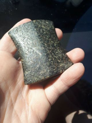 Authentic Hourglass Bannerstone Found in Blackford Co.  Indiana 2