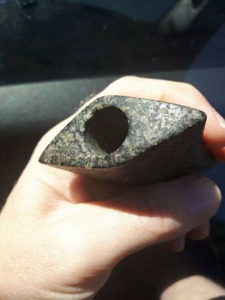 Authentic Hourglass Bannerstone Found in Blackford Co.  Indiana 4