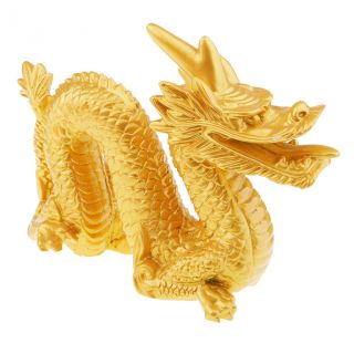 Chinese Feng Shui Dragon Statue Lucky Wealth Figurine Gift Home Ornaments