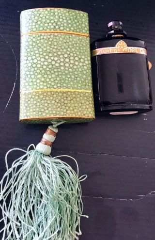 Rare Vintage 1922 Nuit De Noel By Caron Perfume Bottle 1.  09 Oz In Tassled Box