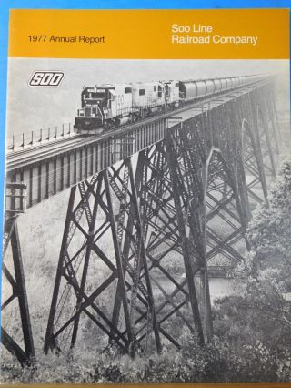 Soo Line Railroad Company Annual Report 1977